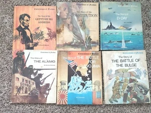 Cornerstones of Freedom hardcover 1970, 7 Books By Children's Press Chicago - Picture 1 of 12