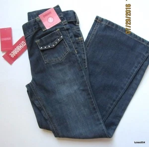 Gymboree Denim Hose Jeans Strass Taschen 7 Slim Neu mit Etikett Neu - Bild 1 von 3