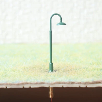 5 x N scale LED street light model train path lamppost station lamp post #705nBG - Image 1 of 4