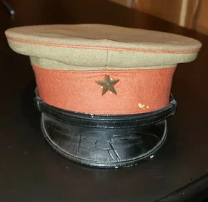 Antique Japanese World War 2 WW2 Imperial Japan Army Officer Hat Cap collectible - Picture 1 of 7