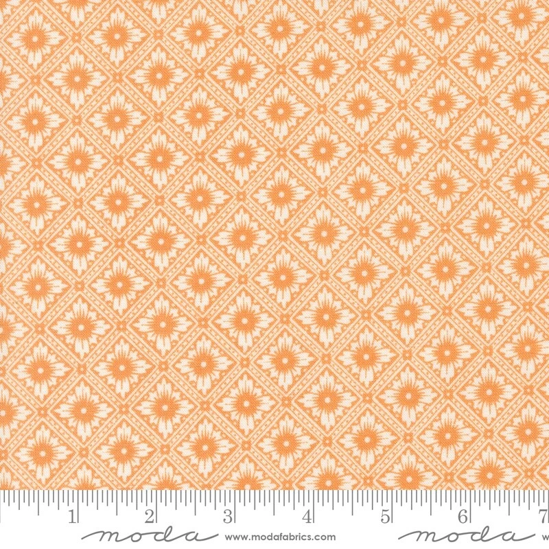 Butterscoth de hojalata perforada de mezclilla y margaritas de Fig Tree para 1/2 YD 35383 14 Foto 1 de 1