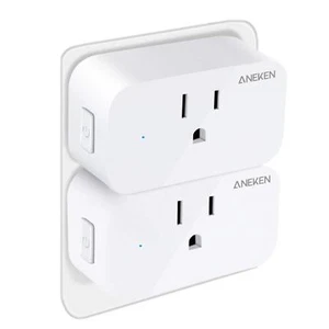 Smart Plug Wifi Mini Steckdosen Aneken Smart Steckdose funktioniert mit Amazon Alexa und Goo - Bild 1 von 9