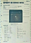Roland Spirit-10 wzmacniacz gitarowy oryginalny instrukcja serwisowa schematy / książka części 1982
