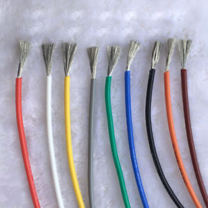 UL3135 Multi-Colored Silicone Rubber Wire Cable 10/12/18/20AWG-30AWG 200°C 600V 
