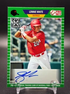 2021 Leaf Pro Set Baseball Blaster Green Lonnie White Jr RC Auto Pirates - Picture 1 of 3