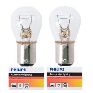 2 pc Philips Tail Light Bulbs for Land Rover Defender 110 Defender 90 gl