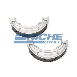 Front Grooved Brake Shoes For Yamaha YZ 125 76-82 - Picture 1 of 2