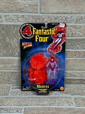 Figura de acción ToyBiz Fantastic Four Medusa Hair Snare plataforma de acción NUEVO Foto 1 de 4