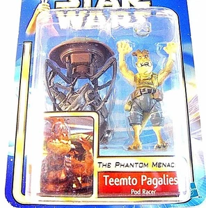 STAR WARS THE PHANTOM MENACE CARDED TEEMTO PAGALIES-POD RACER ,COLLECTOR'S ITEM - Picture 1 of 12