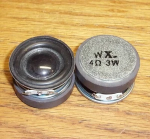 2 Reemplazos de Controlador de Altavoz 1"/1-1/2" 4ohm 3w Barra de Sonido/Televisión/Radio - Imagen 1 de 4