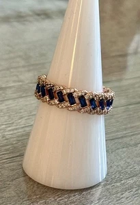 Bomb Party Ring- Size 9 “Lets Make It Last” LC Sapphire RBP8141 - Picture 1 of 5