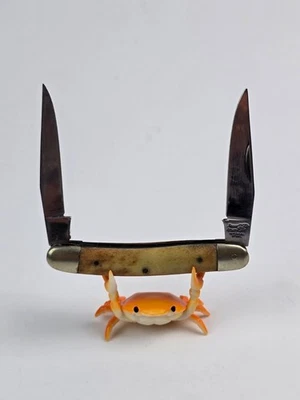 Frost столовые приборы хирургической стали 2 лезвия карманный нож олень ручки Японии - Изображение 1 из 4