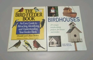 Lot Of 2 Books Bird Feeder And Bird House - Picture 1 of 1
