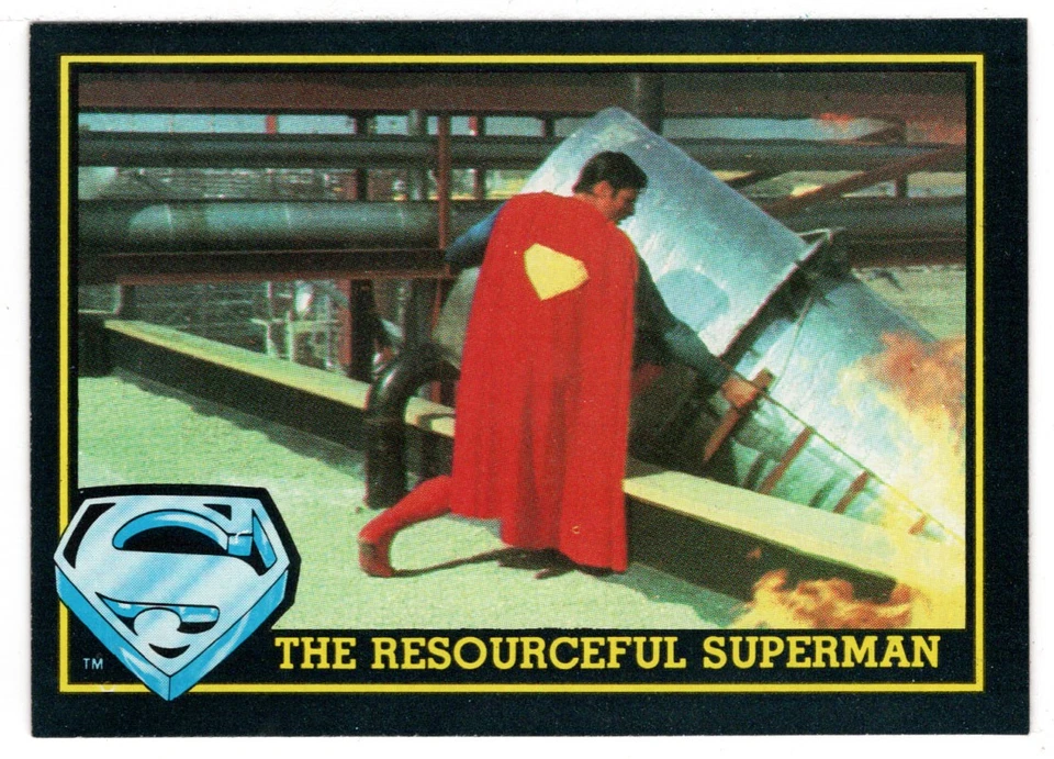 The Resourceful Superman (Trading Card) - Superman III - 1983 Topps # 19 Mint - Image 1 of 1
