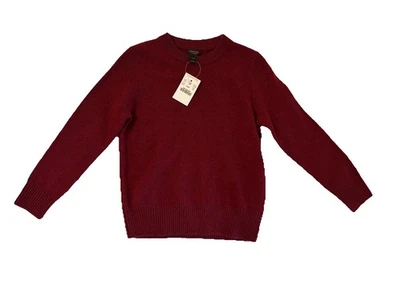 NUEVO CON ETIQUETAS J.Crew Crewcuts Niños Cachemira Cuello Redondo Suéter XS (4-5) 100% Cachemira Foto 1 de 3