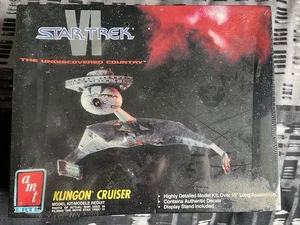 AMT/ERTL Star Trek VI 1/537 Klingon Cruiser Kronos One Box Sealed - Picture 1 of 1