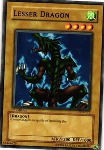 LOB-091 Lesser Dragon Common 1st Edition Near Mint Yugioh Card - Picture 1 of 1