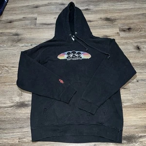 Vintage Alien Workshop Spectrum Logo Hoodie Black Mens Medium RARE Skate Sweater - Picture 1 of 5