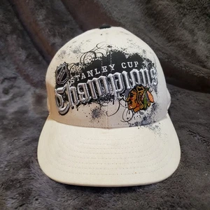 Chicago Blackhawks 2010 Stanley Cup Champions Reebok 210 aderente taglia L/XL - Foto 1 di 11