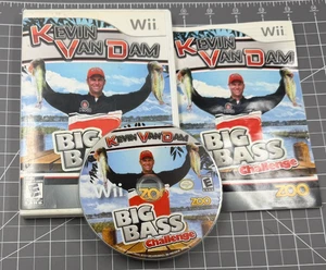 Kevin VanDam: Big Bass Challenge (Nintendo Wii, 2010) CIB Completo con Manual - Imagen 1 de 1