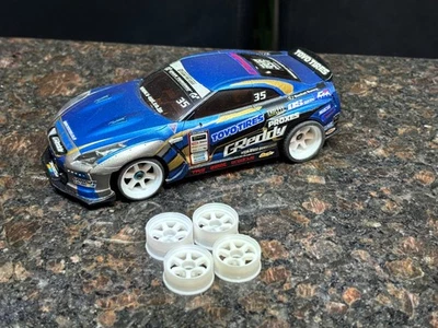 Mini-Z Custom VOLK TE37V TE37 Wheel Set RWD 21.5mm Narrow Wide - Image 1 of 2