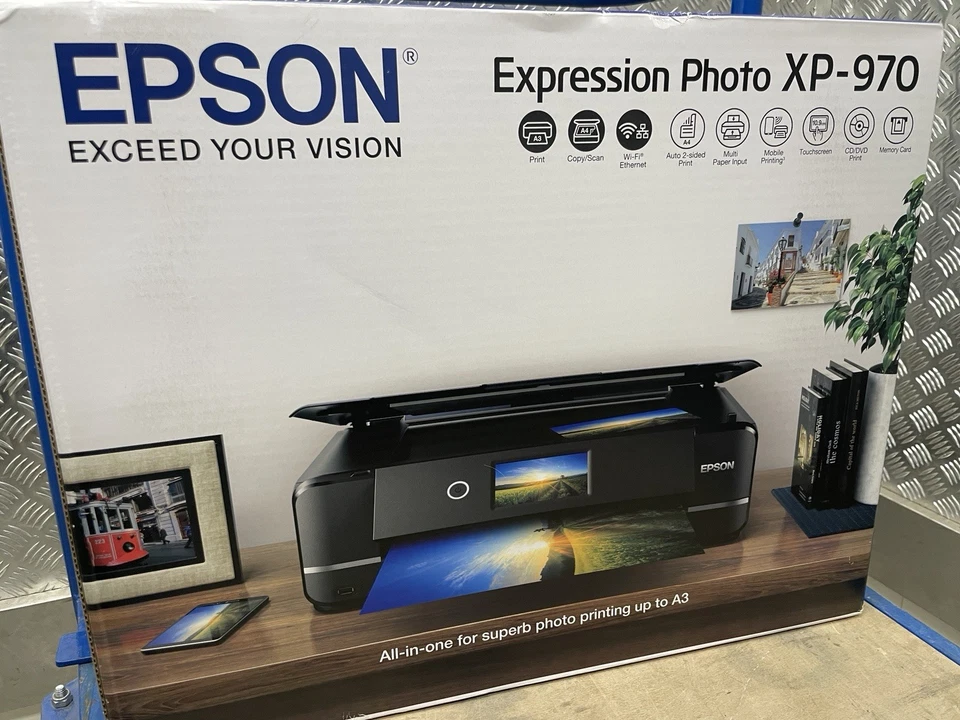 Epson Expression Photo XP-970 Inkjet Printer All In One Print Scan Copy - Image 1 of 1