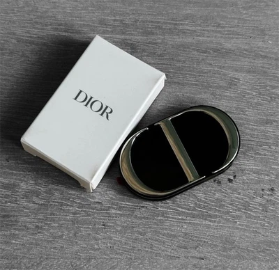 C#D Logo Mirror Phone Ring Holder Stand Dual Mirror 3M BLACK