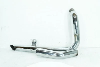 Harley Sportster XL1200 C 2000 personalizado OEM sistema de escape cabezal tubo rayado Foto 1 de 4