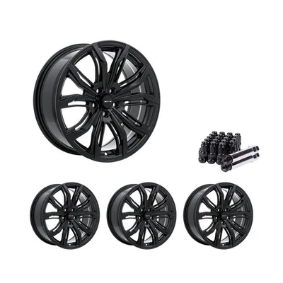 Juego de 4 llantas de aleación negras de 17" 5x105 para Chevrolet Bolt EV, RTXCM 5Lug Foto 1 de 4