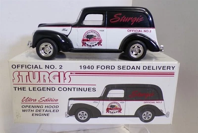 STURGIS #2 1940 FORD SDN DEL 54TH ANNUAL 1994 DIECAST BANK #67504 - Image 1 of 2