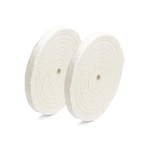 1 Confezione Ruota Lucidante Lucidante 8 Pollici 50 Strati Bianco 200mm 5/8 Pollici Pergolato Bianco - Foto 1 di 7