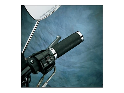 Empuñaduras Drag Specialties textura negras 1977-2022 Harley FXD FLH FXR Sportster FLHR Foto 1 de 2