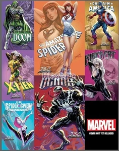J Scott Campbell Just Spectacular Collection Variant Set Options Marvel 2025 NM - Picture 1 of 31