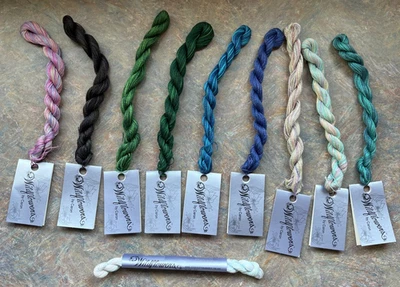 Lot of 10 - Wildflowers by Caron Cotton Thread Needlepoint Cross Stitch VARIOUS - Image 1 of 4