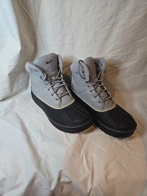 Talla 9 - Nike ACG Woodside Negro Mate Plata Gris Botas de Nieve Senderismo Foto 1 de 4