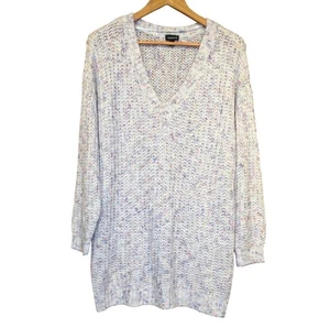 Suéter Pullover Torrid Multicolor para Mujer Talla 1 1X Túnica Cuello en V Inclinado Acogedor - Imagen 1 de 9