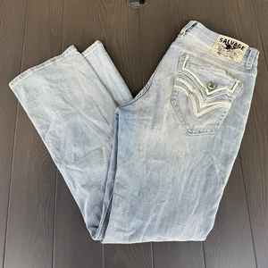 Salvage Supply Co Mayhem Boot Jeans 36x34 Regular Fit Blau Stretch Premium Denim - Bild 1 von 16