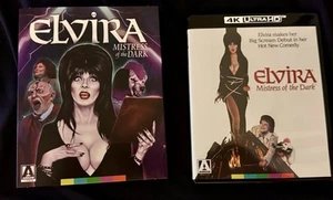 Elvira Mistress of the Dark 4K UHD Ultra HD Blu-ray Arrow Video w/Slipcover Mint - Picture 1 of 7