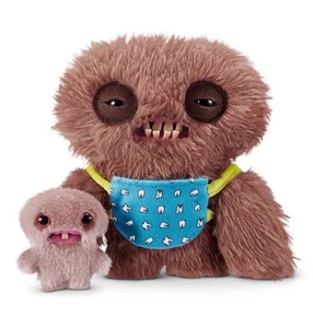 Fuggler Squidge Langflor 9,4" Double Trouble Mini Rascals Braun Zuru Neu - Bild 1 von 9