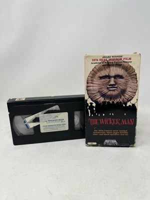 THE WICKER MAN US NTSC VHS VIDEO 1985 COMPLETE CARTON 1st Director's Cut 99 mins - Image 1 of 4