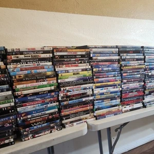100 DVD Movies! Only No Repeats Wholesale Assorted Used DVD No Cases! - Picture 1 of 1