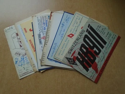 QSL radio cards - 22 x different cards. 1930s to 1980s from various countries. - Image 1 of 4