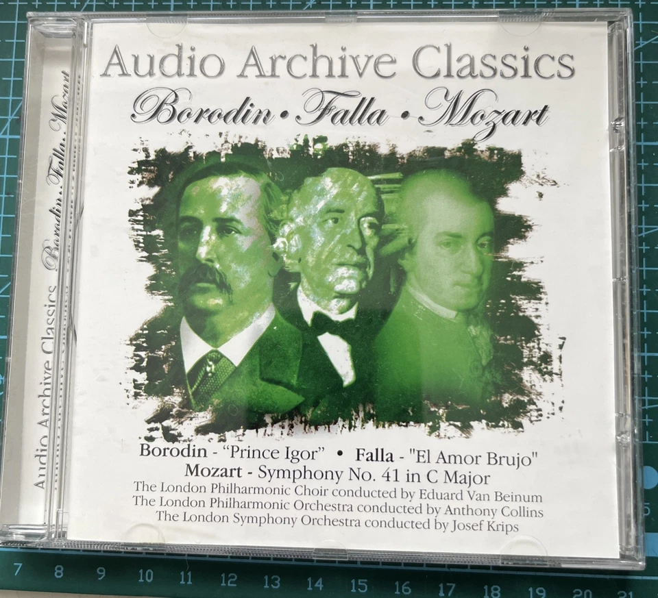 Borodin de Falla mozart (Krips, London Symphony Orchestra) CD (2004) Great Value Foto 1 de 1