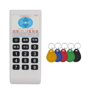 RFID NFC IC Card Reader & Writer + 5XUID Schlüsselanhänger 125Khz-13,56MHZ Duplicator5737 - Bild 1 von 7