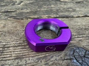VG Von Giese Bmx Head Lock 1” Purple - Picture 1 of 5