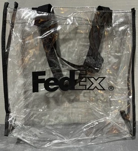 Fedex Ground Fan Clear Work Lunch Tote Bag Travel Deluxe Sports Golf Game - Picture 1 of 2