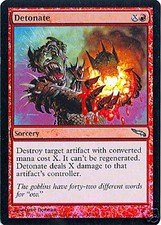MTG - Mirrodin - Detonate - Foil - NM