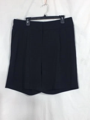 Mujer Nuevo Con Etiquetas Alfani Negro Bolsillos Cintura Ancha Frontal Plisado Talla Grande Corto Foto 1 de 4