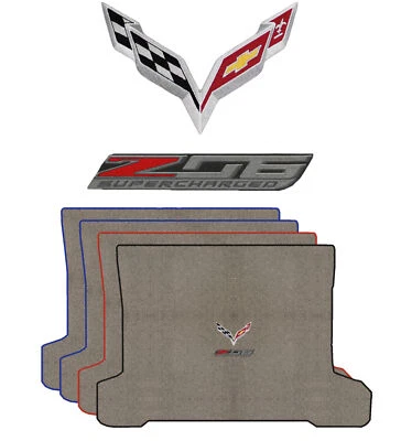 Alfombra de cubierta Lloyd Ultimat para Chevrolet Corvette 2015-2019 (#L202) Graystone Foto 1 de 4