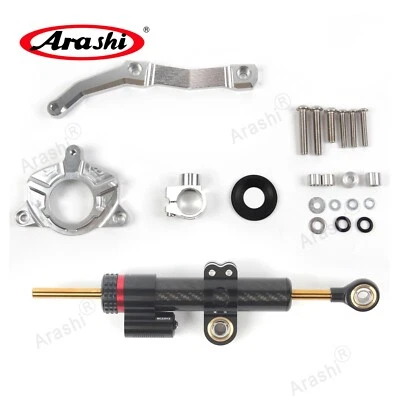 For Kawasaki Z1000 2010 2011 2012 2013 Steering Damper Stabilizer+Bracket Set — 第 1/4 张图片